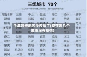 今年哪些地区没疫情了(现在哪几个城市没有疫情)